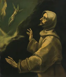 Der heilige Franziskus von Assisi empfängt die Stigmata